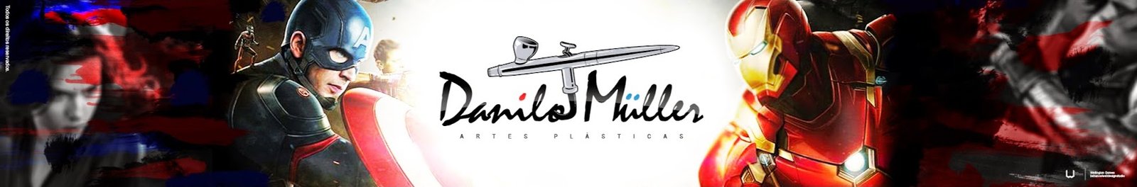 Detalhes do ateliê e do processo artístico de Danilo Muller